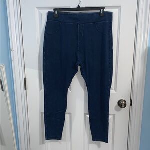 HALARA 2X Women's Skinny Jeans - Dark Blue